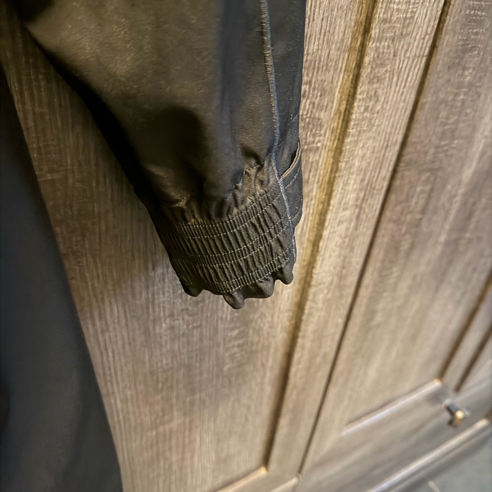 Athleta Black Hooded Rain Jacket - Picture 5 of 7